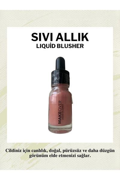 Makeover Liquid Blush Liquid Blusher Makeup No.01