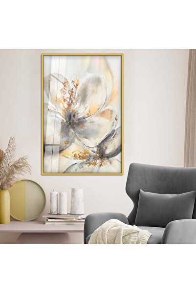 Zevahir Mobilya Dekorasyon Desen modern cu model de flori, pictură din sticlă...