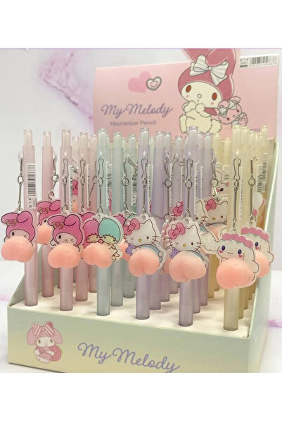 NaSaDAN Kuromi HellloKitty My Melodi Sıkmalı Popo 0,7 Uçlu Versatil Kalem 1 Adet
