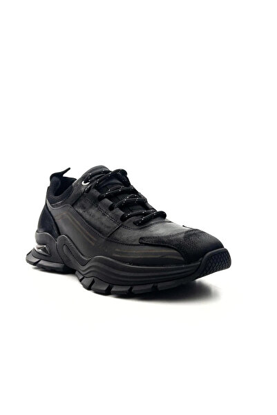 Greyder MARCOMEN 18183 SİYAH HAKİKİ DERİ GÜNLÜK CASUAL ERKEK AYAKKABI