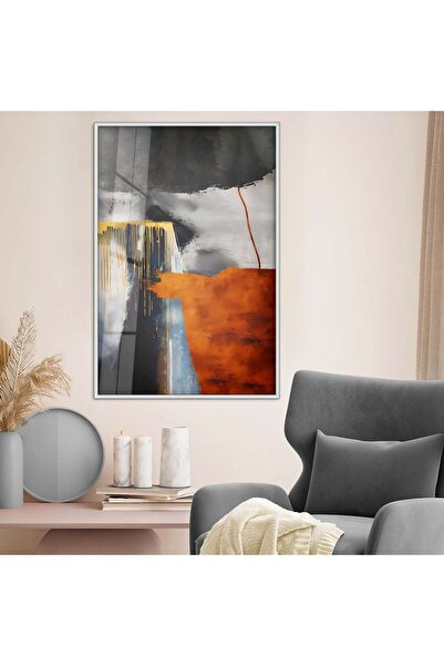 Zevahir Mobilya Dekorasyon Srebrna metalna kolažna slika u okviru, crtačka sl...