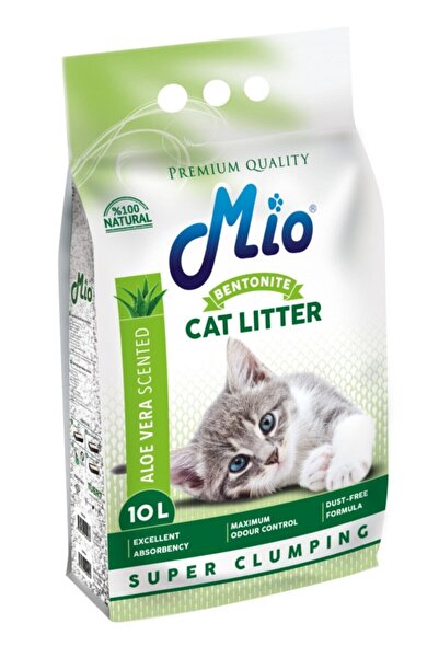 MİO Aloe Vera Kokulu Ince Bentonit Cat Litter Kedi Kumu 10 Lt