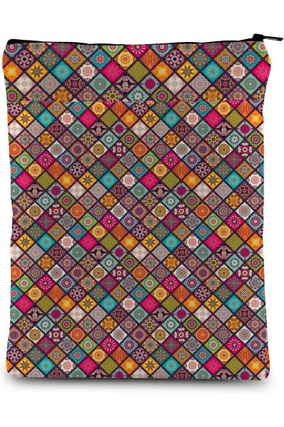 HRS 20 x 25 cm Patterned and Washable Pocket Multi-Purpose Book Bag