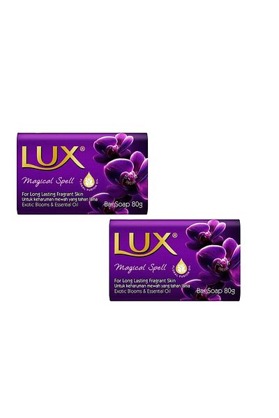 LUX 2 Pieces Luxury Soap Purple 80 gr Magical Spell