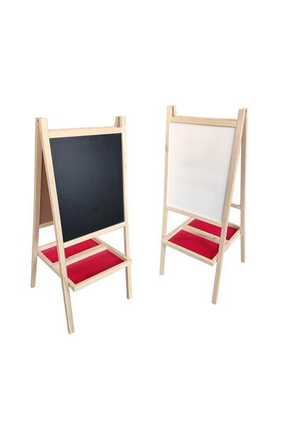 Genel Markalar Doğal Ağaç Çift Taraflı Manyetik Yazı Tahtası