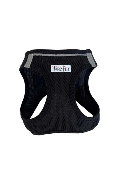 TarzPet Airmesh Chest Collar Black