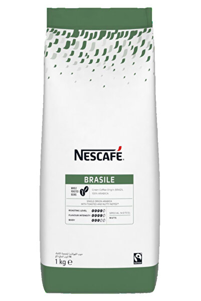 Nescafe Brasile %100 Arabica Kavrulmuş Çekirdek Kahve 1 Kg