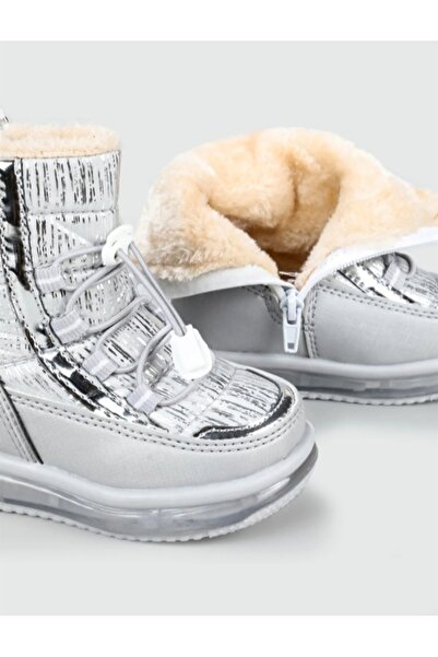 PATİK BEBE KIZ ÇOCUK VE BEBE İÇİ KÜRKLÜ IŞIKLI ÇOCUK KAR BOTU