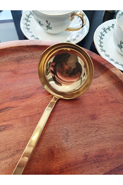 LOVYCO Stainless Gold Serving Ladle 16 Cm
