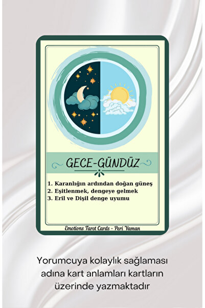 Tarot Serüveni Emotions Tarot Kartı