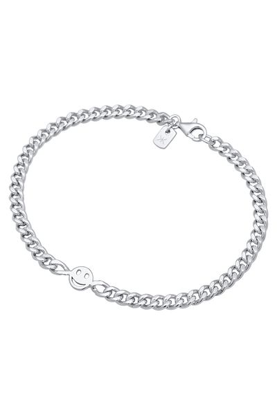 KUZZOI Armband Smile Face Emoji Happy 925 Silber