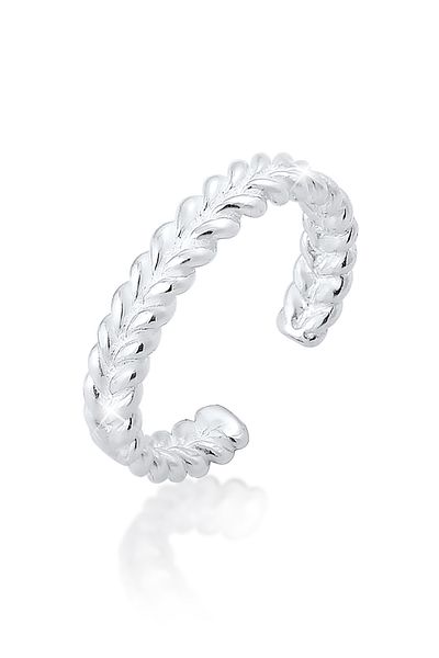 ELLI Ring Zehenring Geflochten Geo Sommer Strand 925 Silber