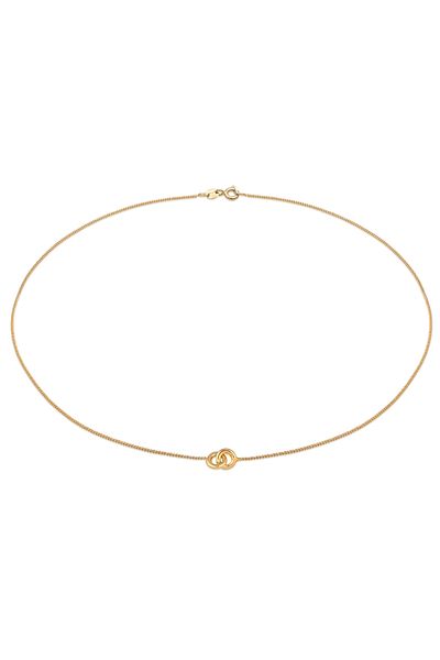 ELLI Halskette Damen Choker Kreis Symbol Geo in 925 Sterling Silber