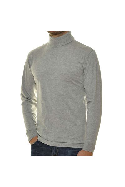 Ragman Herren Rollkragenpullover – Single Jersey Regular Fit, Langarm Basic Rollkragen, einfarbig