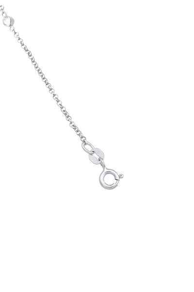 ELLI Fußschmuck Kristalle Plättchen Basic 925 Silber