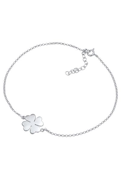 ELLI Fußschmuck Kleeblatt Glückssymbol Tılsım 925 Gümüş