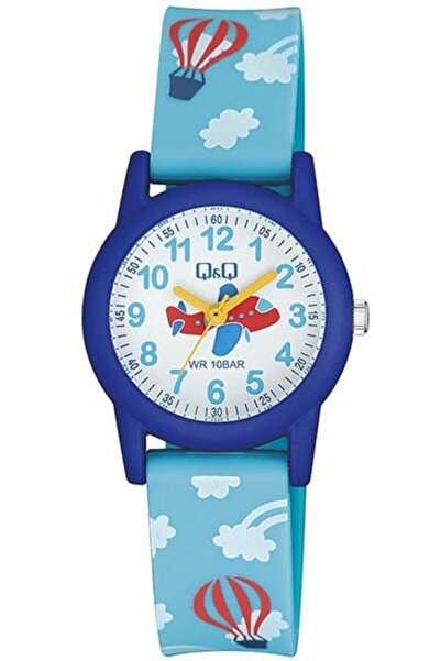 Q&Q Ceas de mână pentru copii din silicon colorat VR99J018Y