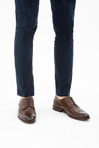 Tamer Tanca Erkek Hakiki Deri Klasik Ayakkabı 183 22056 K Erk Ayk Y22