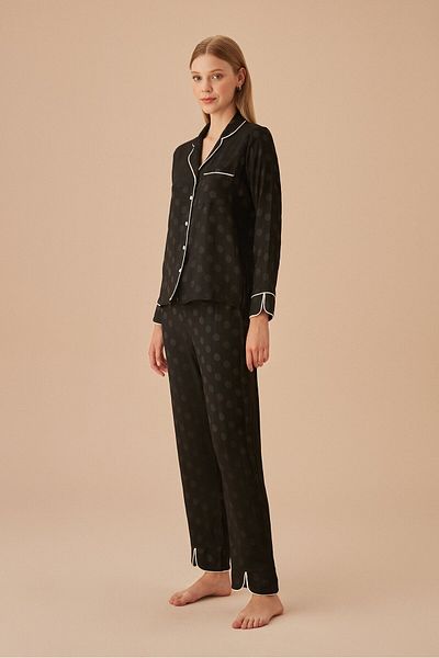 SUWEN Set de pijamale masculine atemporale