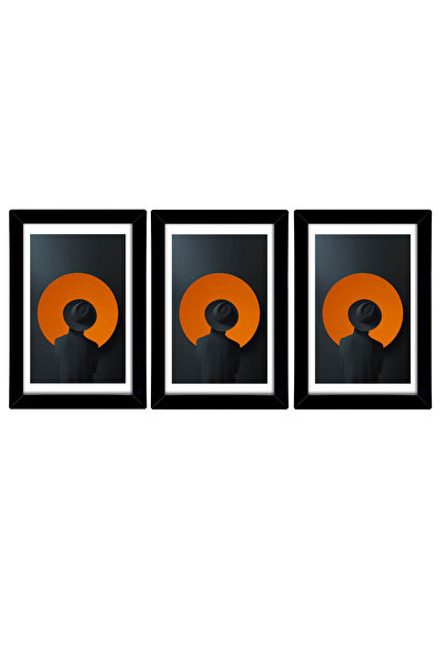 ropİİ 3 buc 21x30 Cadru Negru - 3 buc Rama Foto - rama a4