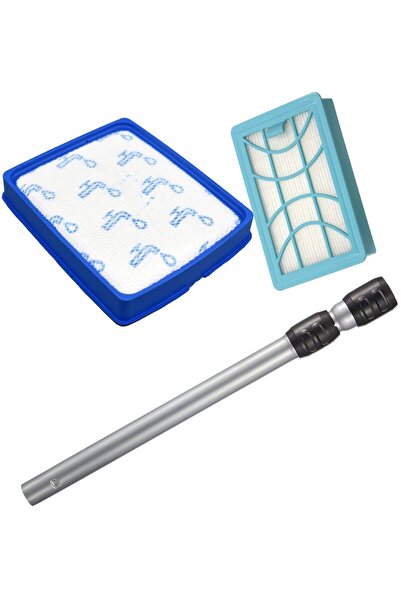 Popüler Σετ φίλτρων Hepa ηλεκτρικής σκούπας Philips Powerpro Max - 9750 9728 9751 Συμβατό με μοντέλο + σωλήνας