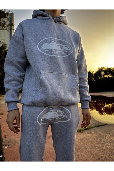 Minus Corteiz Printed Unisex Hoodie and Streetwear Set