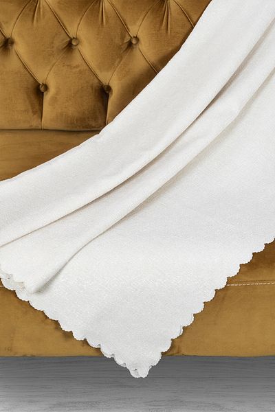 VELERDE HOME Husa de scaun anti-alunecare din chenille jacquard Sală standard Lățime 175 cm X Lungime 215 cm Lapte