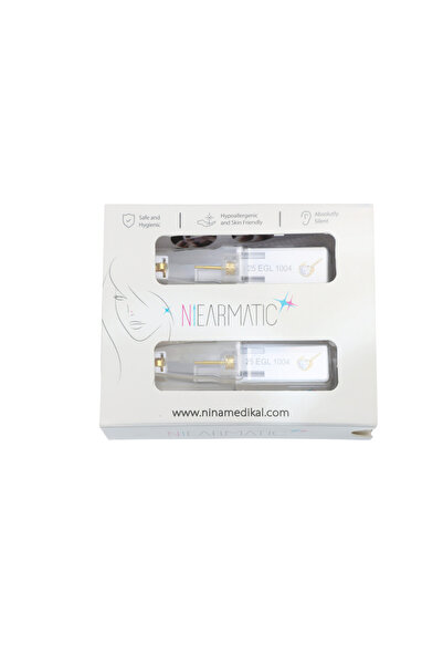 nina Niearmatic Gold Crystal Kulak Delme Aparatı Ve Küpesi Large 5 Mm