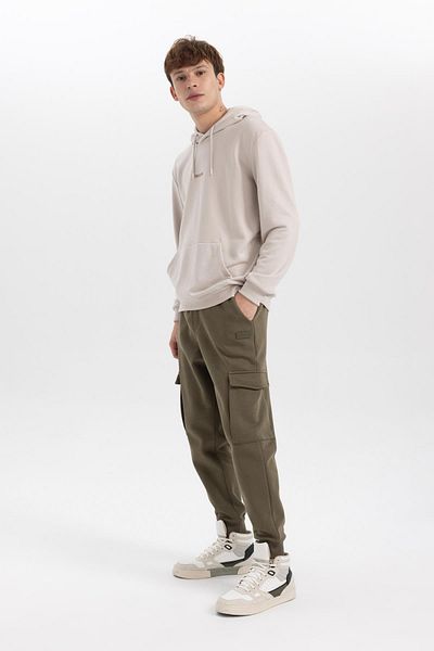 DeFacto Regular Fit Cargo Pocketed Jogger Sweatpants - Straight Waist Lace up Y5533Az23Au