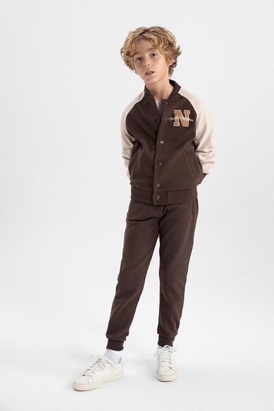 DeFacto Boy's Basic Zipper Pocket Jogger Tracksuit Bottom