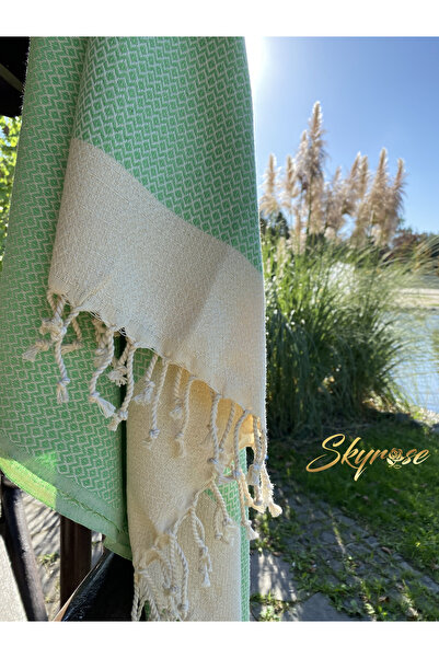 Skyrose Mala dijamantna crna radna ploča Ručno tkano Peštemal, 100% pamuk , 9...