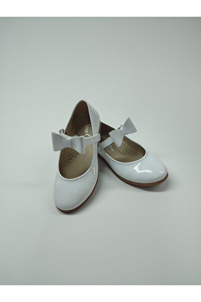 Rose Club Kids Baby Girl White Patent Leather Orthopedic Ballerina Shoes