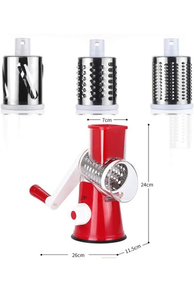 CANSU ODABAS CO Biscuit Nut Chopper Cheese Grater Manual Multifunctional Potato Carrot Cutter Cacık Kitchen