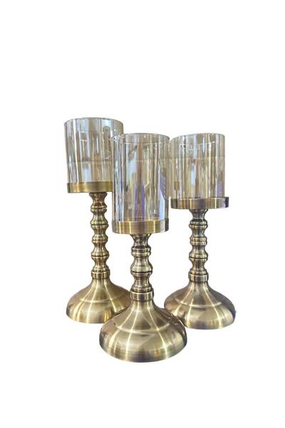 AbajurAksesuar Aster Bronz Mumluk