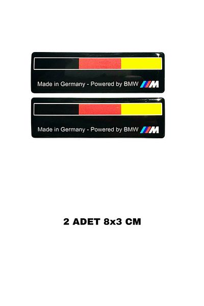 Fatih Bmw ///M Powered Drop Sticker 2 Pieces