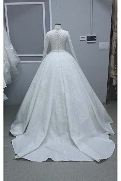 EKY GÖR SEV WEDDING DRESS TESETURAL LONG TAIL PRINCESS WEDDING GOWN