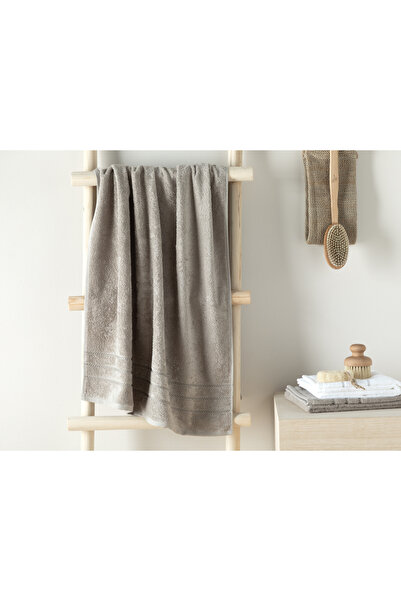 English Home Πετσέτα μπάνιου 70x140 εκ. Μαλακή Βαμβακερή - Σκούρο Μπεζ