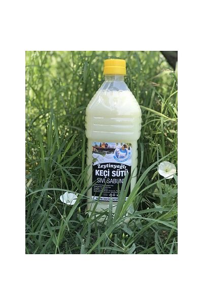 Zeytinli Keçi Çiftliği صابون سائل بحليب الماعز بزيت الزيتون 1000 مل (مرطب ومنظف لتقليل التجاعيد والبقع)