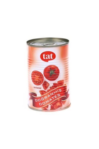 Tat 12'li Tat Doğranmış Domates 400 Gr. Teneke