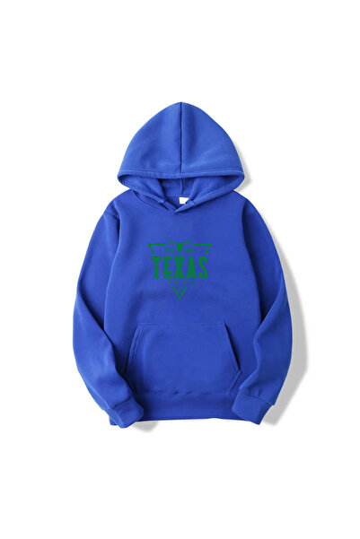 BOHEMGİYİM Unisex Baskılı Oversize Kapşonlu Sweatshirt