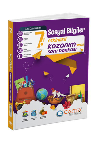 Çanta Yayınları 7.SINIF SOSYAL BİLGİLER ETKİNLİKLİ KAZANIM SORU BANKASI-ÇANTA...