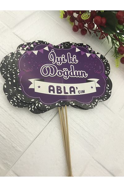 Deniz Party Store Καλή ημέρα γενεθλίων ΑΓΓΕΛΑ 'γρασίδι Γενέθλια Speech Bubble 5 τμχ