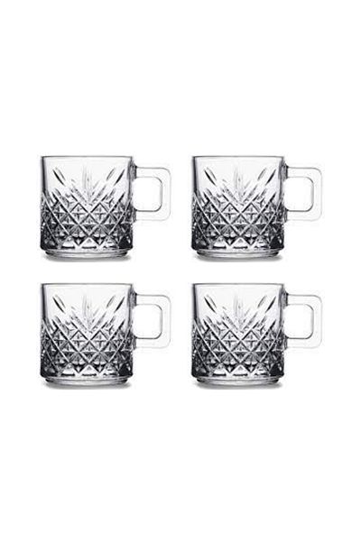 Paşabahçe Timeless Glass Mug 4 Pieces 195 cc (Small Size)
