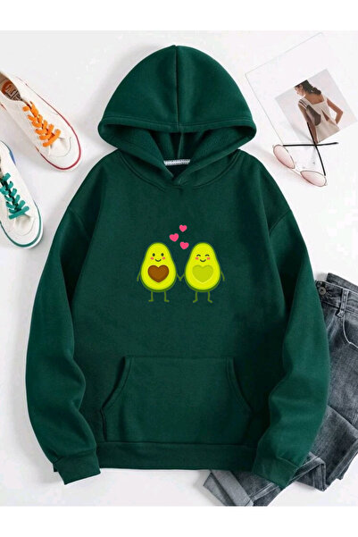 blausee wear Avocado Sevgili cu imprimeu supradimensionat (formă largă) unise...