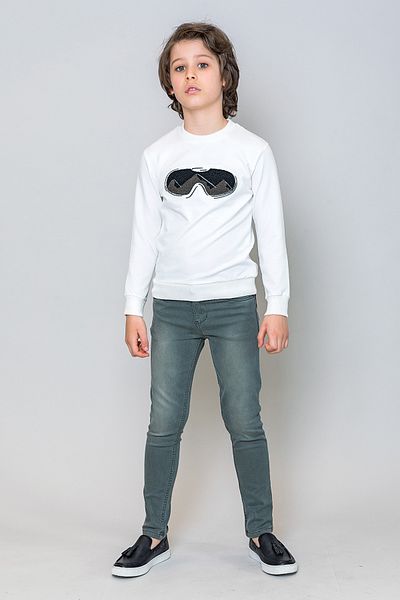 incity Boy's Khaki Washed Trousers