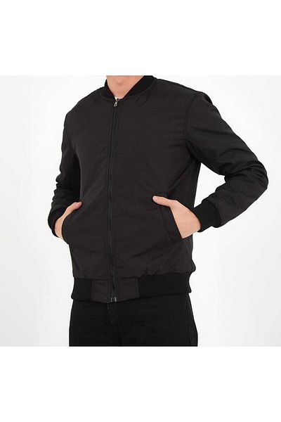gambia outdoors Ανδρικό αδιάβροχο και αντιανεμικό μαύρο Summer Jacket Coat College Collar