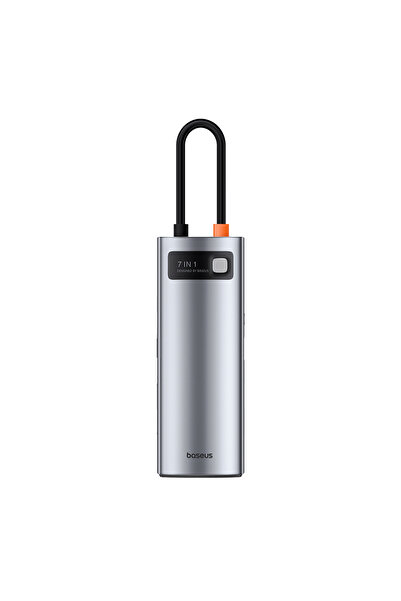 Baseus USB Hub 7in1 Baseus Gleam, USB-C - 1x HDMI4K 60Hz + 3x USB3.0 + 1x PD + 1x SD/TF