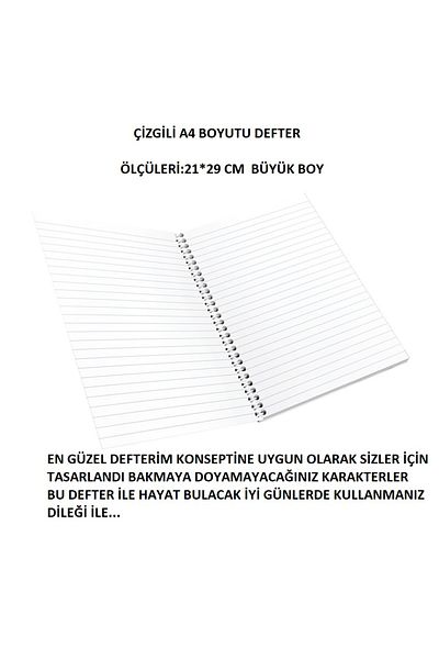 animeandyourworld le sserafim Notebook 1 Piece Special Design A4 Size 21*29 Cm Wire-lined Large Size Notebook