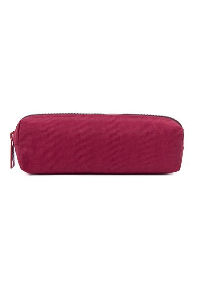 KAFF 01106 Claret Red Crinkle Fabric Unisex Μονόχωρο Αδιάβροχο Θήκη για στυλό Μολυβοθήκη