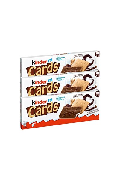Kinder Cards 3 Adet
